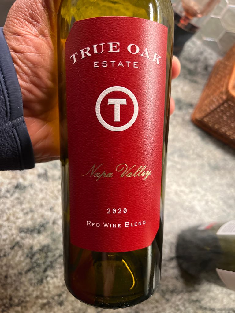 2020 True Oak Red Wine Blend, USA, California, Napa Valley CellarTracker