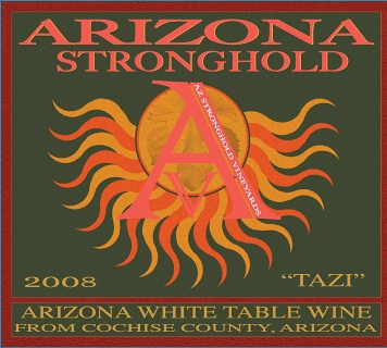 Arizona stronghold vineyards 2008 tazi White glass 750ml (094922902467)