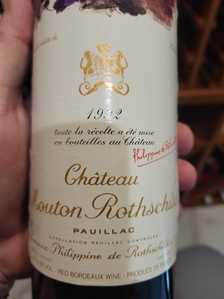 1992 Château Mouton Rothschild - CellarTracker