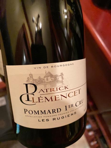 1992 Patrick Clemencet Pommard 1er Cru Les Charmots