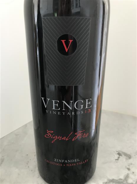 Venge Signal Fire Zinfandel