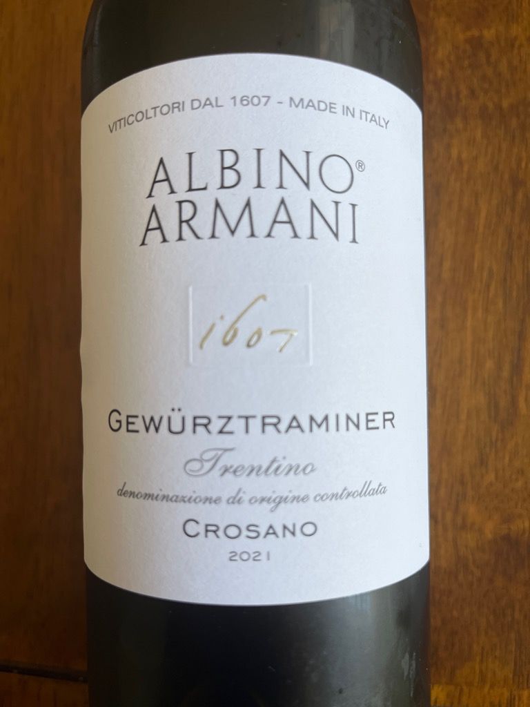 2022 Albino Armani Gew rztraminer Trentino Maso Michei CellarTracker