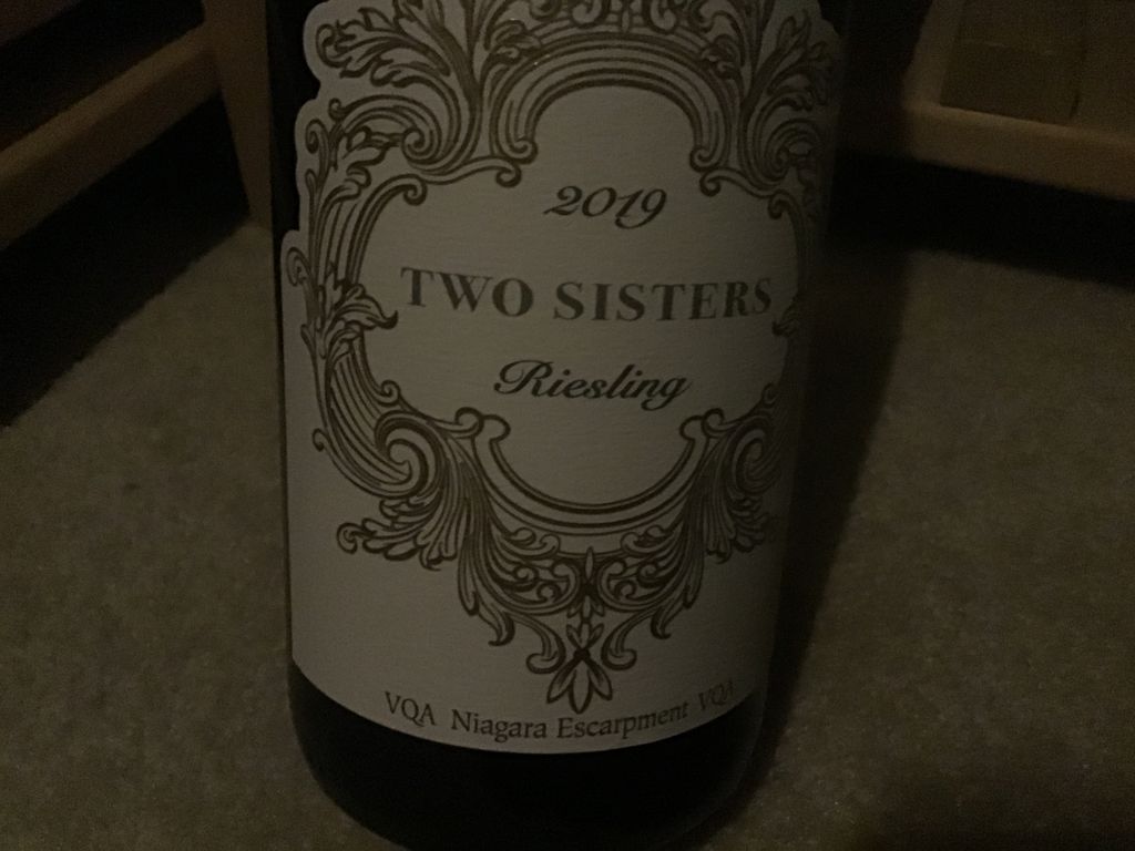 2019 Two Sisters Vineyards Riesling, Canada, Ontario, Niagara ...