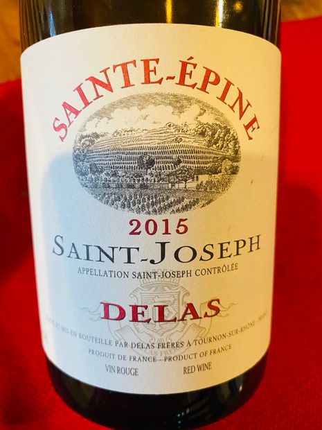 Delas Saint‑Joseph 2015 2015 Delas Frères St. Joseph Sainte-Epine - CellarTracker