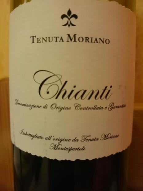 2011 Tenuta Moriano Chianti, Italy, Tuscany, Chianti - CellarTracker