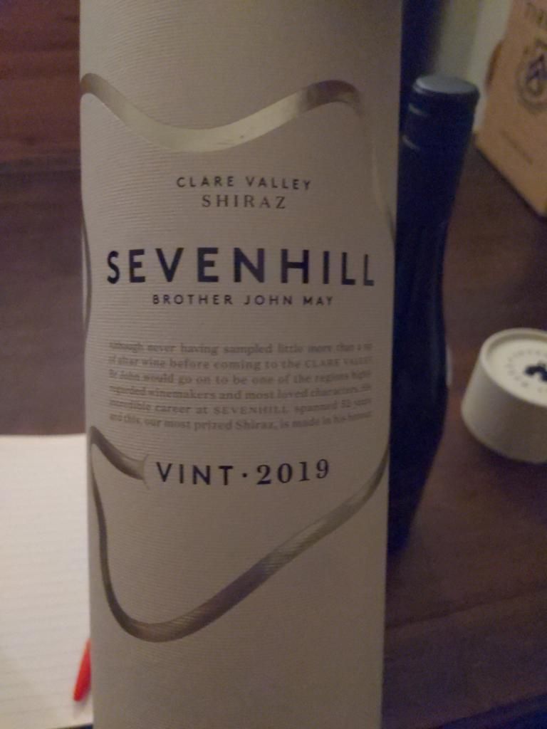 2019 Sevenhill Cellars Shiraz Brother John May Reserve, Australia