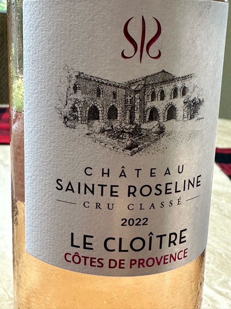 2022 Château Sainte Roseline Le Cloître Cotes de Provence