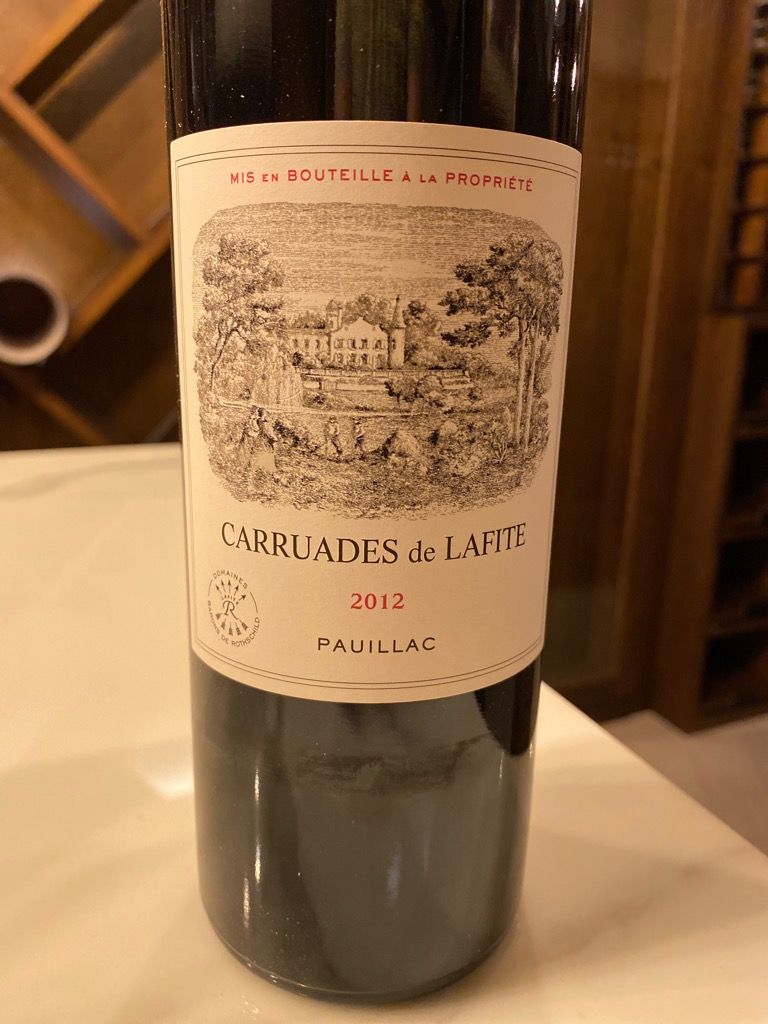 2012 Carruades de Lafite, France, Bordeaux, Médoc, Pauillac CellarTracker