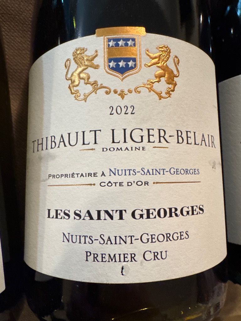 2022 Thibault Liger-Belair Nuits-Saint-Georges 1er Cru Les Saint