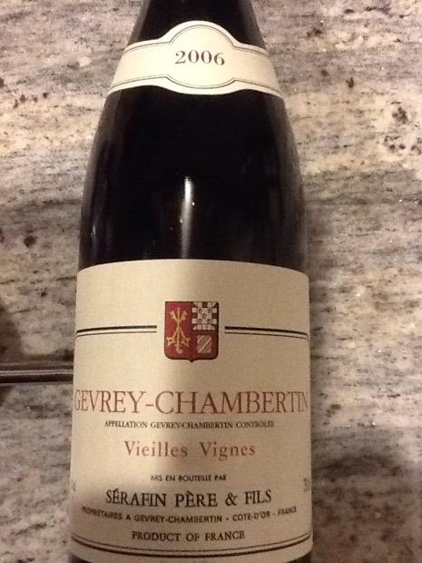 2015 Serafin Père et Fils Gevrey-Chambertin Vieilles Vignes