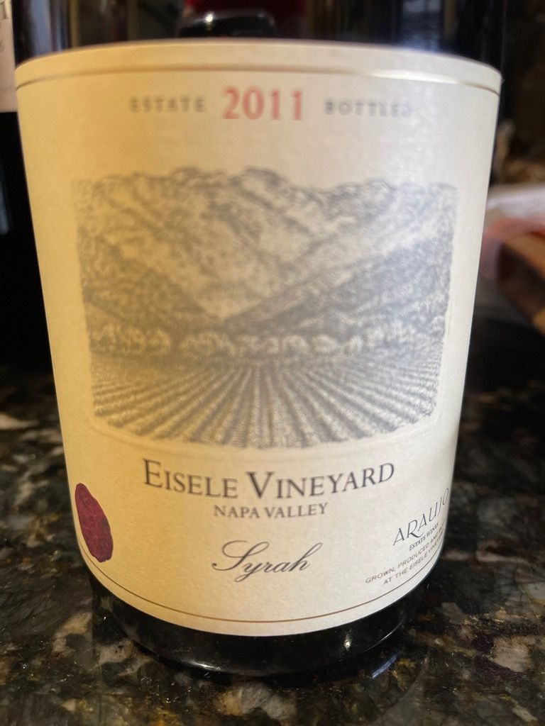 1998 Araujo Estate Syrah Eisele Vineyard - CellarTracker
