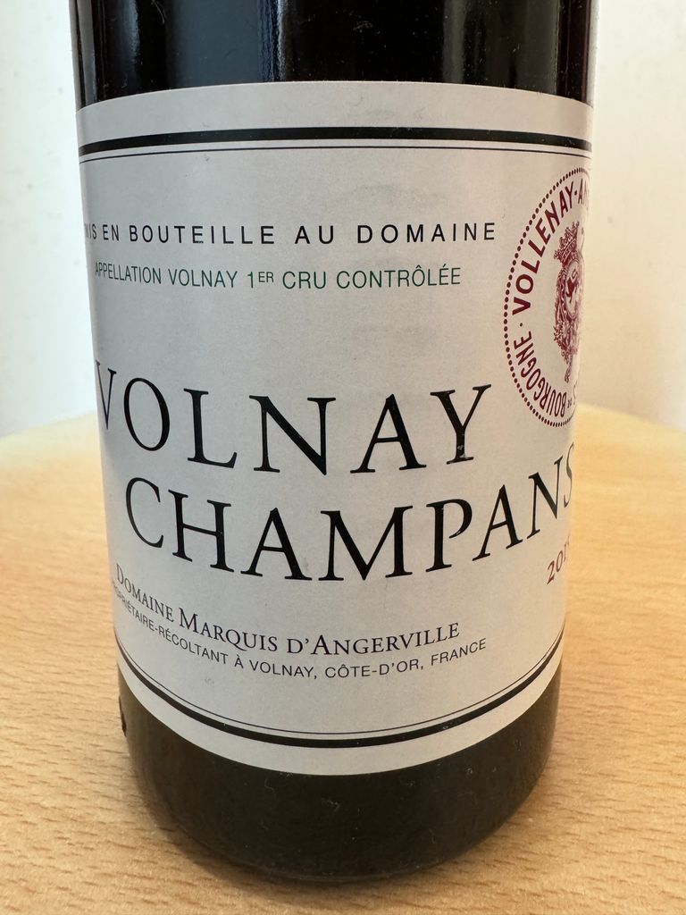 2010 Domaine Marquis d'Angerville Volnay 1er Cru Champans