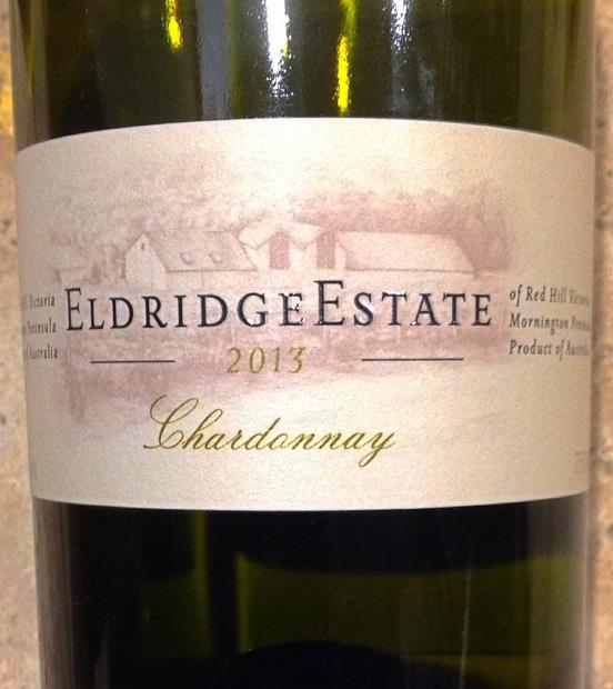 2013 Eldridge Estate Chardonnay, Australia, Victoria, Port Phillip