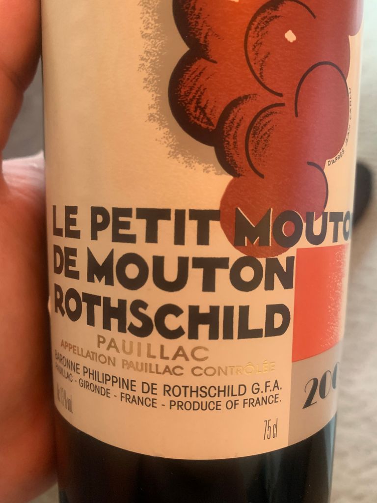 2014 Le Petit Mouton de Mouton Rothschild - CellarTracker