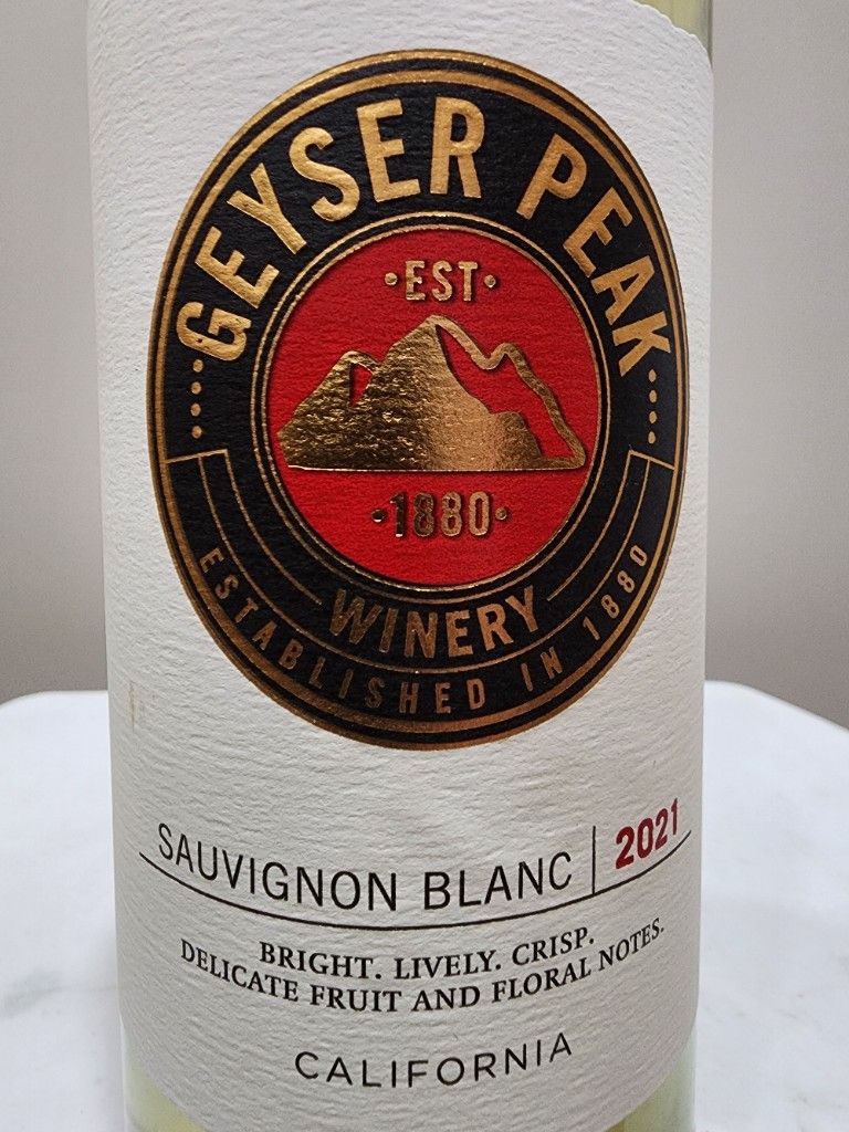 2021 Geyser Peak Sauvignon Blanc California, USA, California