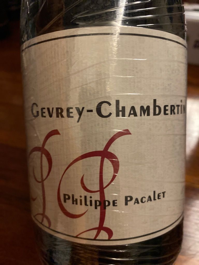2020 Philippe Pacalet Gevrey-Chambertin - CellarTracker