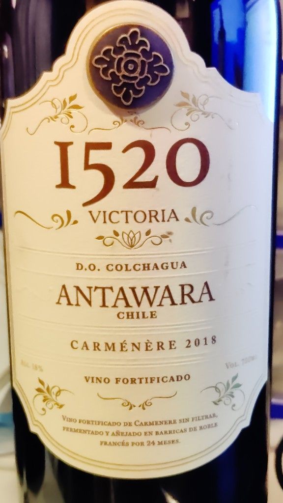 2018 Vitivinicola Antawara Carménère 1520 Victoria - CellarTracker