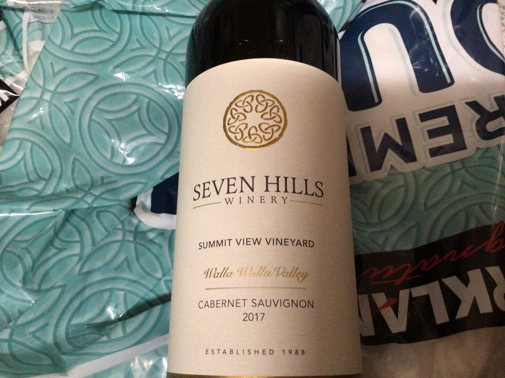 2017 Seven Hills Winery Cabernet Sauvignon clone 191 Summit View ...