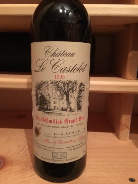 1995 Château le Castelot, France, Bordeaux, Libournais, St. Émilion ...