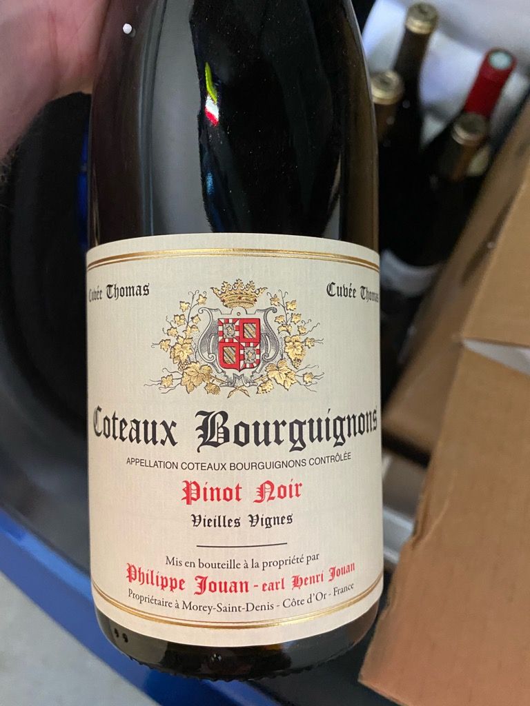 2018 Henri Jouan Coteaux Bourguignons Vieilles Vignes, France, Burgundy ...