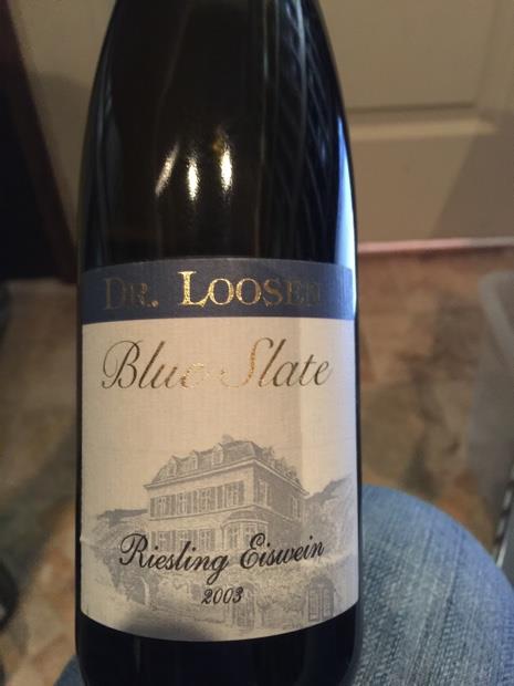 03 Dr Loosen Riesling Blue Slate Eiswein Germany Mosel Saar Ruwer Cellartracker