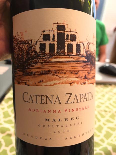 2010 Bodega Catena Zapata Malbec Adrianna Vineyard