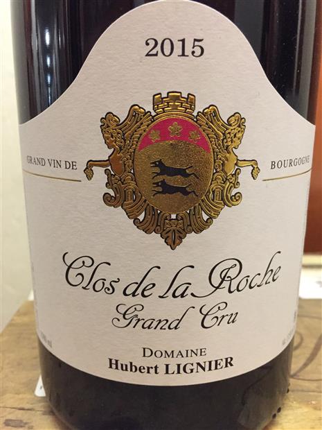 リニエ 2015 Clos de la Roche 2015 Georges Lignier et Fils Clos de la Roche - CellarTracker