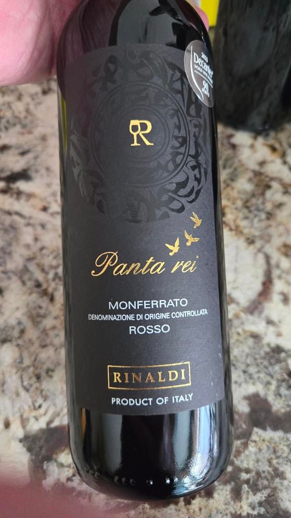 Panta Label 2019 Azienda Agricola Rinaldi Monferrato Rosso Panta Rei, Italy ...