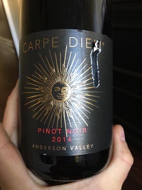 Carpe Diem 2018 Pinot Noir, Anderson Valley