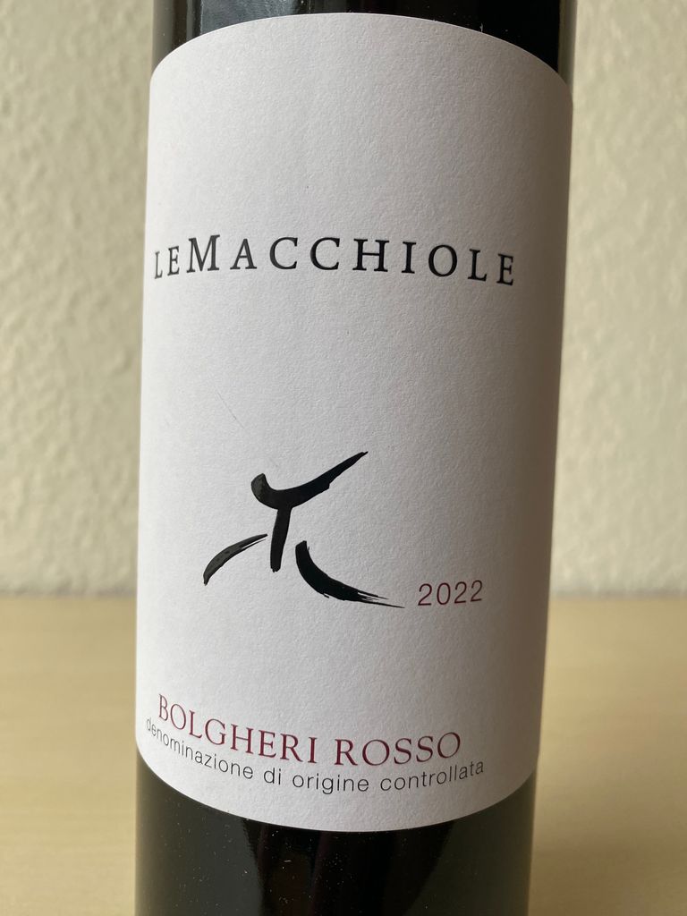 2022 Le Macchiole Bolgheri Rosso - CellarTracker