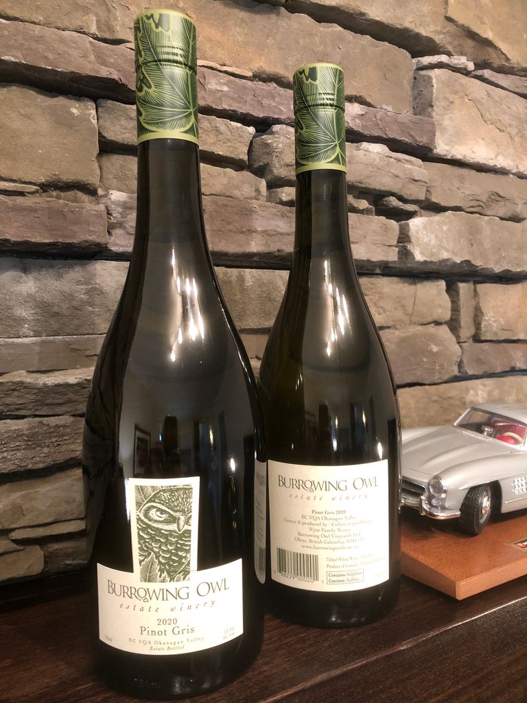 2020 Burrowing Owl Pinot Gris, Canada, British Columbia, Okanagan