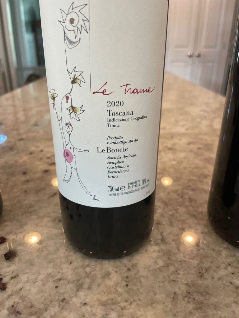 2020 Podere le Boncie (Giovanna Morganti) Le Trame Toscana IGT