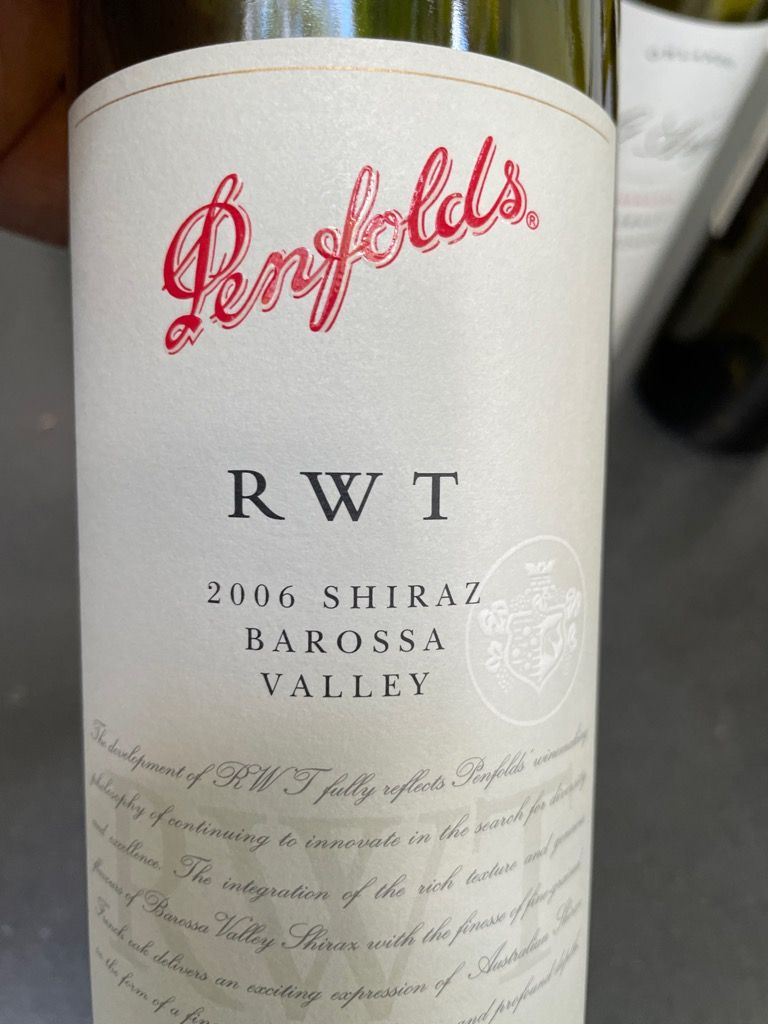 2006 Penfolds Shiraz RWT - CellarTracker