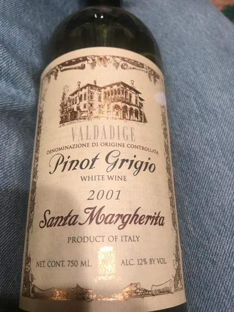 2001 Santa Margherita Pinot Grigio, Italy, Trentino-Alto Adige ...