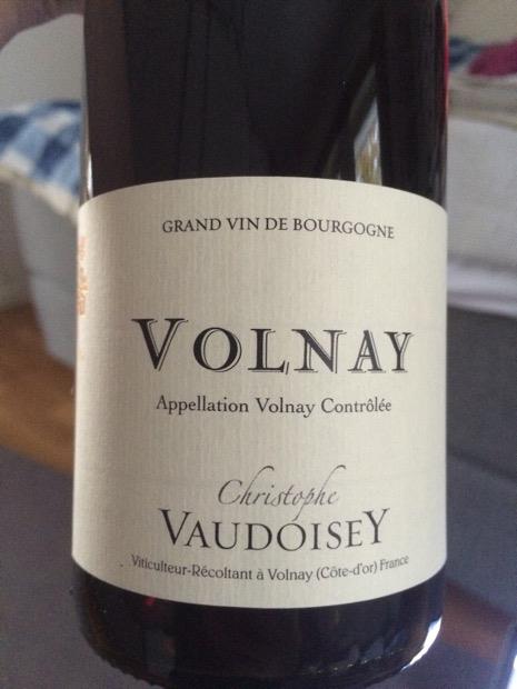 2014 Christophe Vaudoisey Volnay, France, Burgundy, Côte de Beaune ...