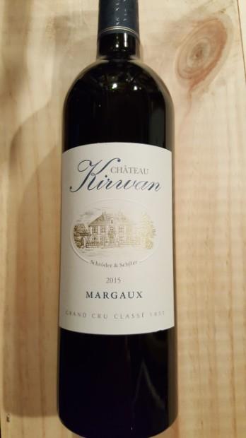 2015 Château Kirwan, France, Bordeaux, Médoc, Margaux - CellarTracker
