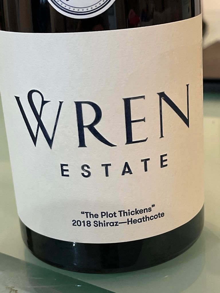 2018 Wren Estate Shiraz The Plot Thickens, Australia, Victoria, Central