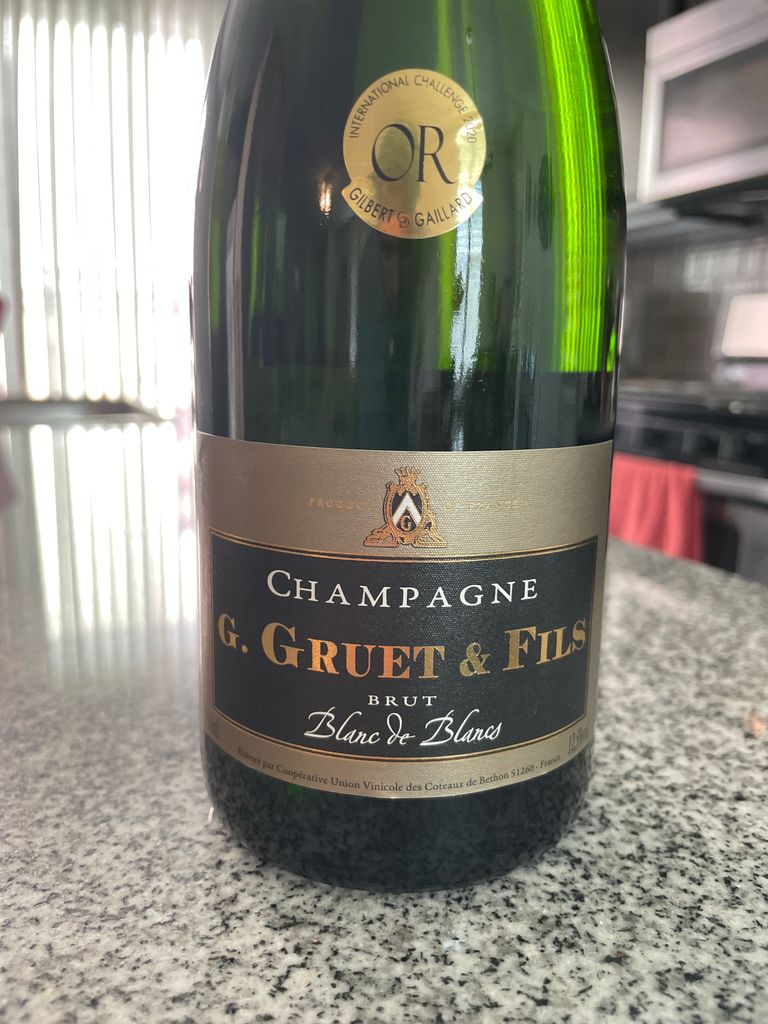 NV G. Gruet et Fils Champagne Brut Blanc de Blancs, France, Champagne