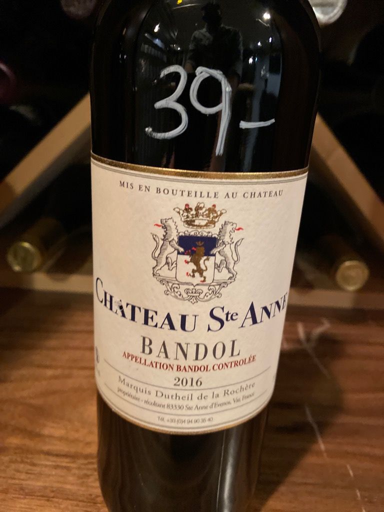 2016 Château Sainte Anne Bandol, France, Provence, Bandol CellarTracker