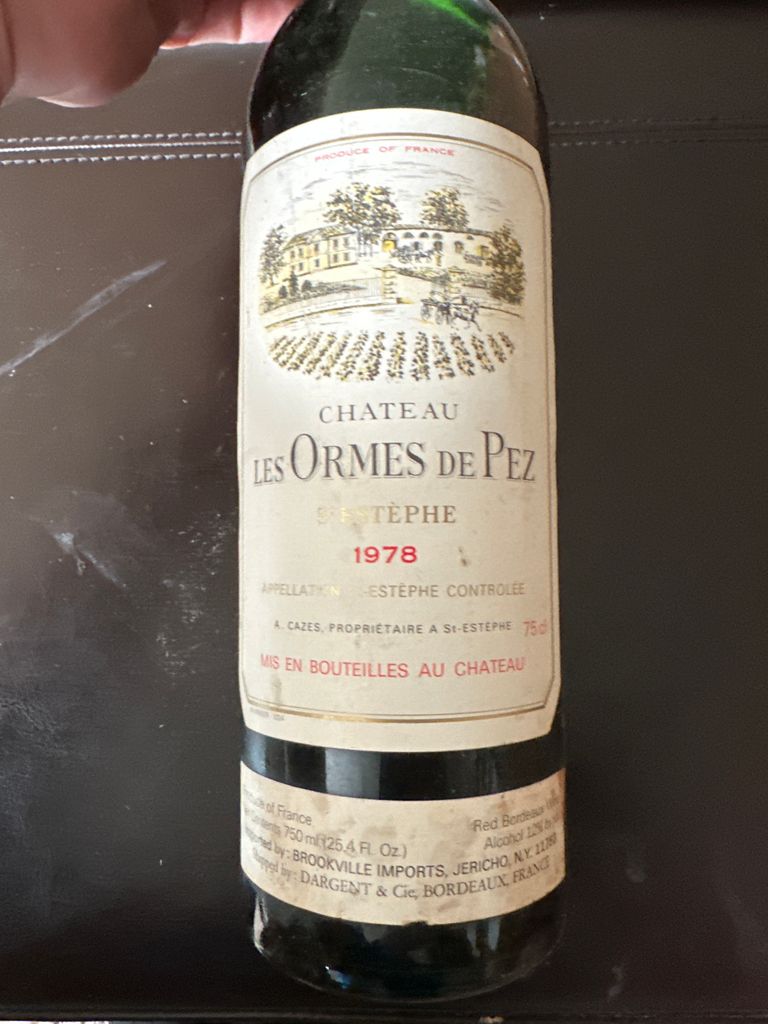 1978 Château Les Ormes de Pez - CellarTracker