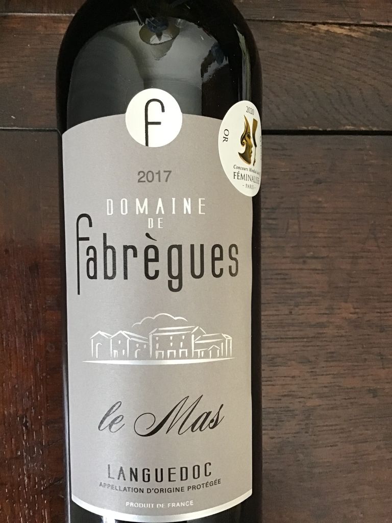 2017 Domaine De Fabrègues Coteaux Du Languedoc Le Mas, France ...