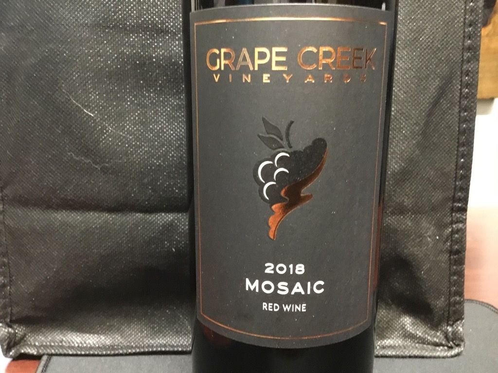 2018 Grape Creek Vineyards Mosaic, USA, Texas - CellarTracker