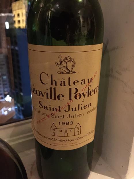 1983 Château Léoville Poyferré - CellarTracker 1983 Château Léoville Poyferré - CellarTracker