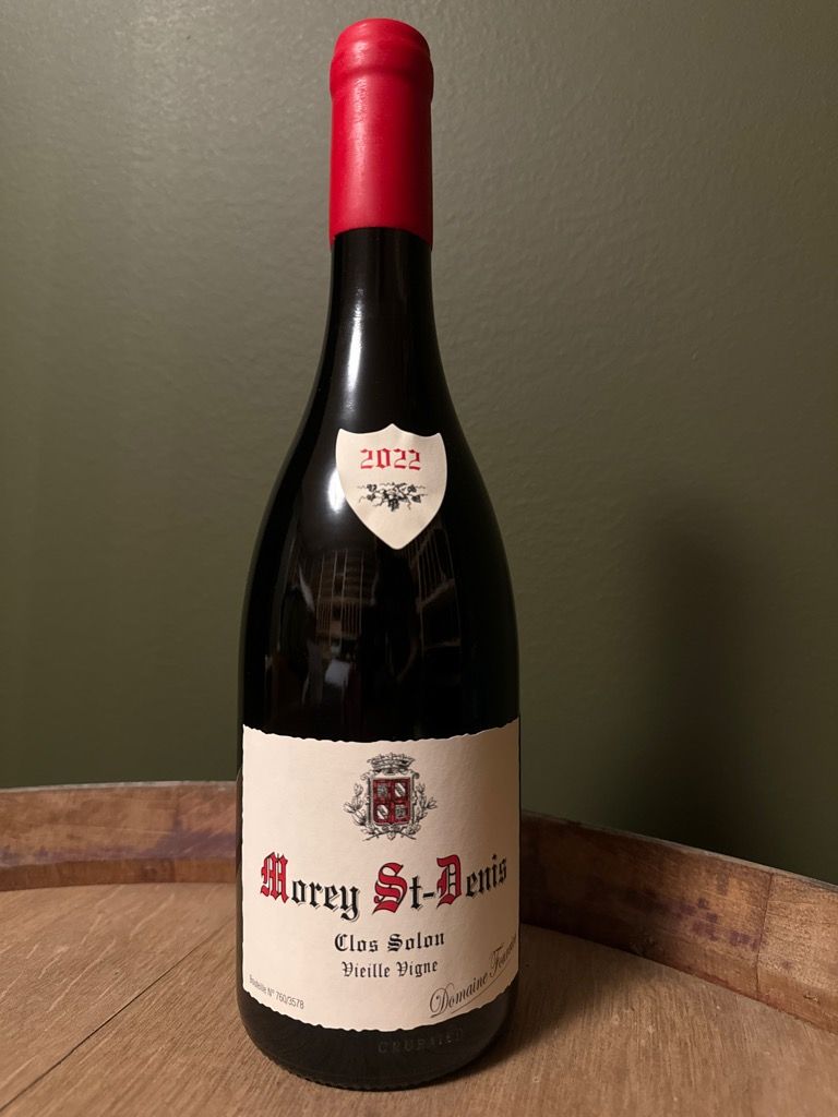 Fourrier MSD Clos Solon 2021 フーリエ モレサンドニ Fourrier MSD Clos Solon 2021 フーリエ モレサンドニ ドメーヌ