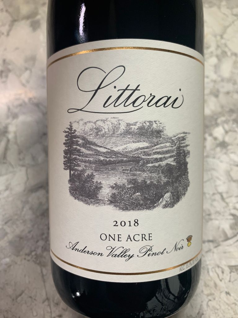 2019 Littorai Pinot Noir One Acre, USA, California, North Coast ...