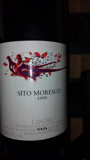 1999 Gaja Langhe Sito Moresco, Italy, Piedmont, Langhe, Langhe DOC