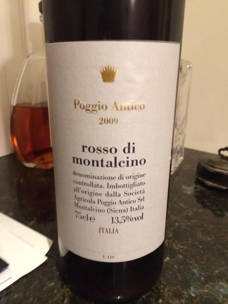 2009 Poggio Antico Rosso di Montalcino, Italy, Tuscany, Montalcino ...