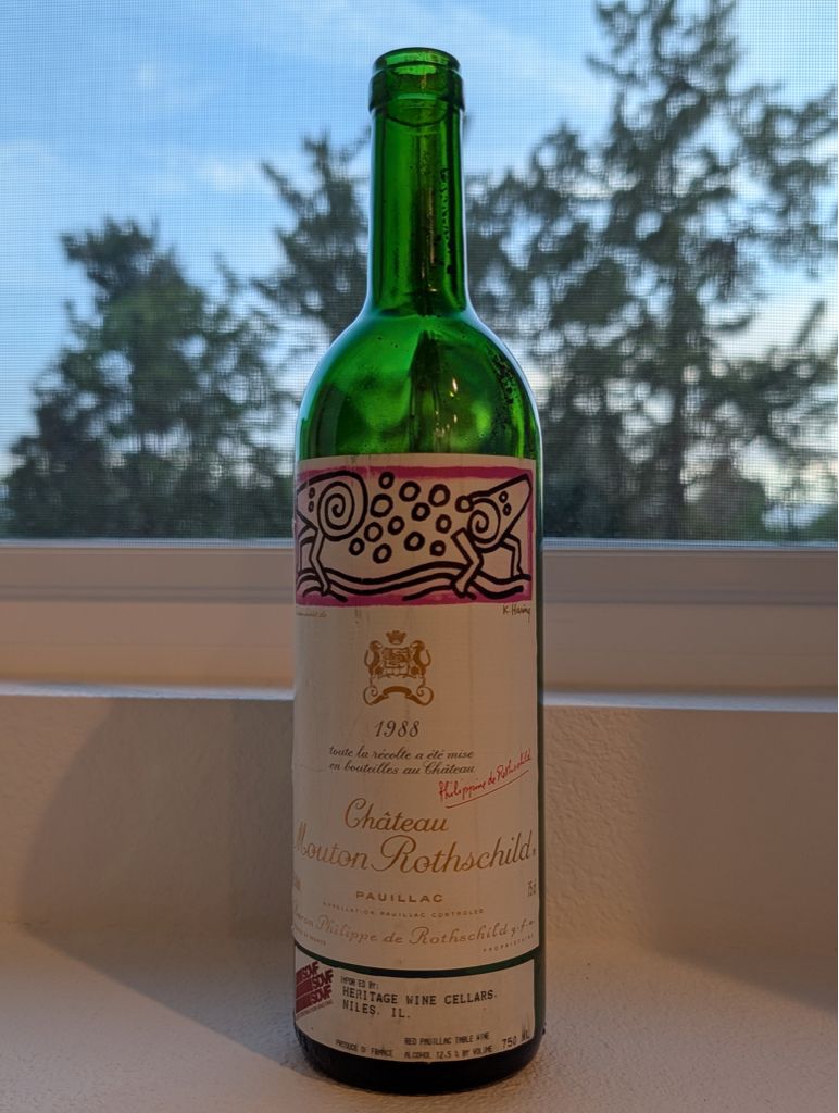 1988 Château Mouton Rothschild - CellarTracker