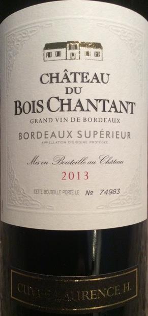 2013 Ch teau Du Bois Chantant France Bordeaux Bordeaux Sup rieur 2013-ch-teau-du-bois-chantant-france-bordeaux-bordeaux-sup-rieur