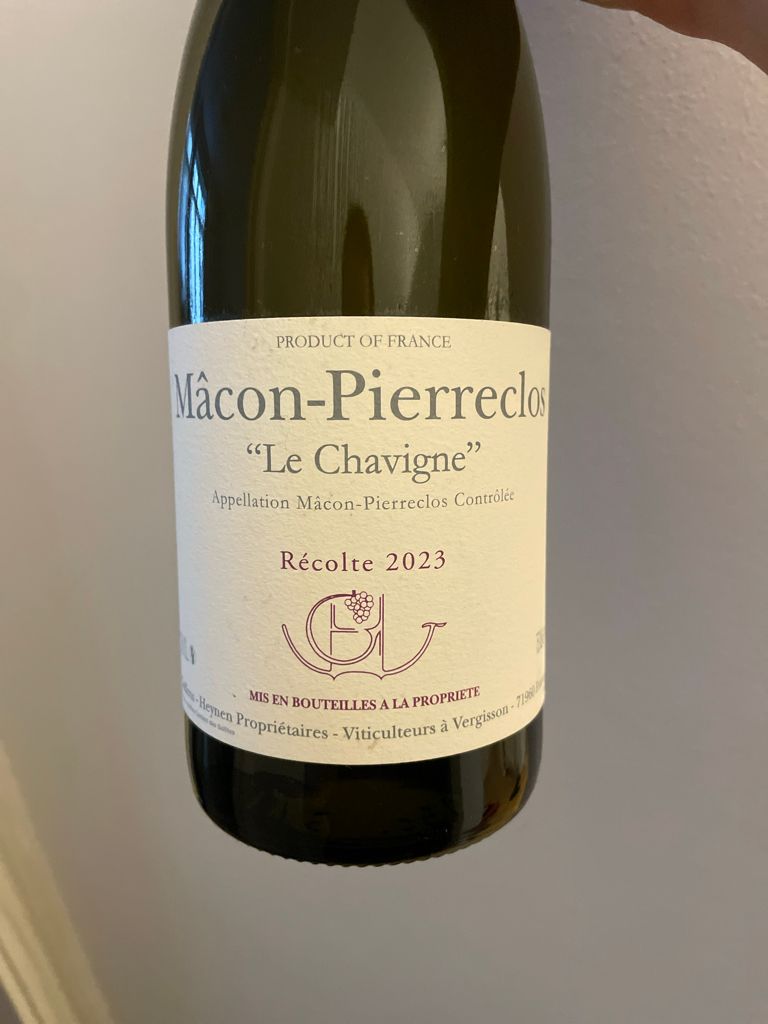 2024 Guffens-Heynen Mâcon-Pierreclos Le Chavigne - CellarTracker